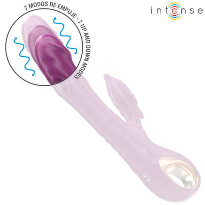 INTENZIVEN - HALLE VEČNAMENSKI VIBRATOR Z DELFINOM, KI STIMULIRA JEZIK VIJOLIČNE BARVE
