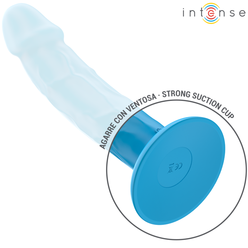 INTENZIVEN - PHOEBE REALISTIČNI VIBRATOR 10 VIBRACIJ MODRI DALJINSKI UPRAVLJALNIK