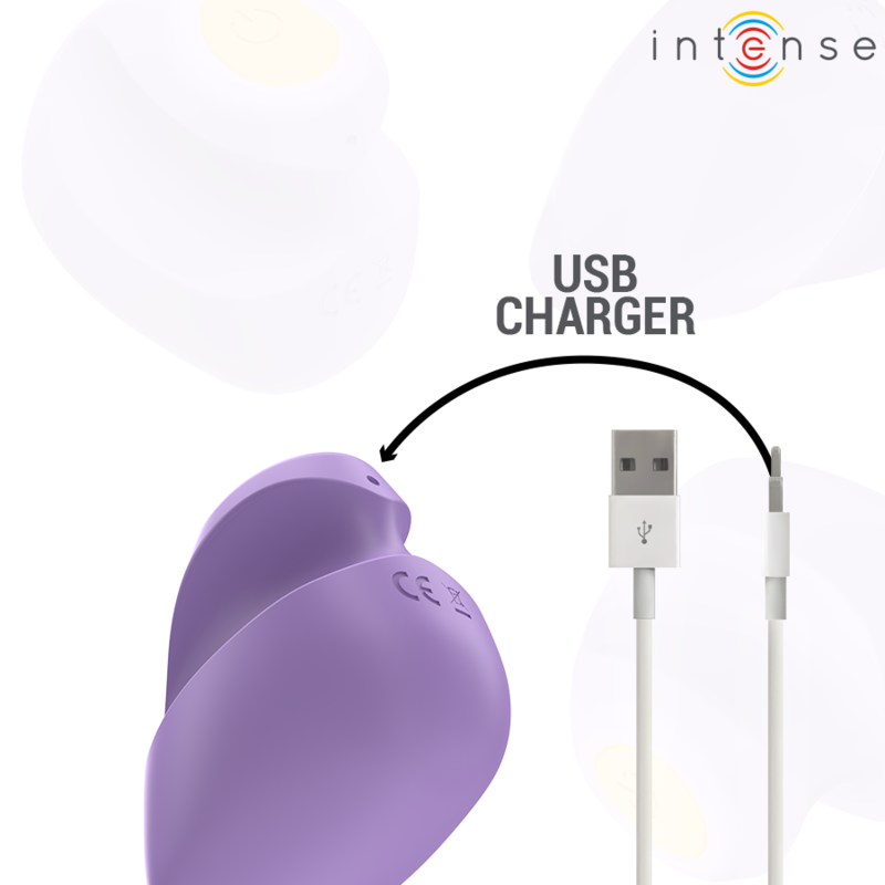 INTENSE - STIMULATOR URŠULE 10 VIBRACIJ VIJOLIČNA