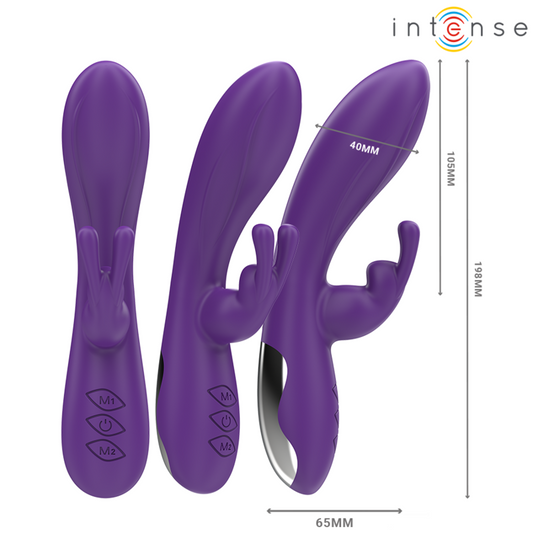 INTENZIVEN - RANDALL ZAJČJI VIBRATOR 10 VIBRACIJ VIJOLIČNA