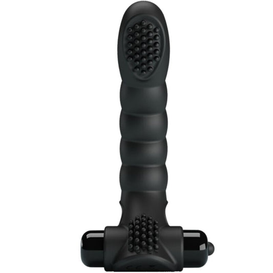 PRETTY LOVE - ALEXANDER VIBRATOR S PRSTOM 10 VIBRACIJ ČRNA