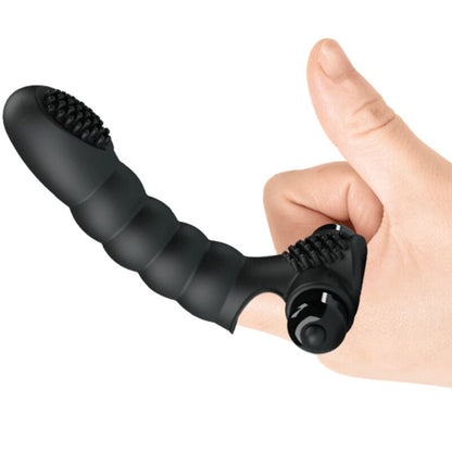 PRETTY LOVE - ALEXANDER VIBRATOR S PRSTOM 10 VIBRACIJ ČRNA