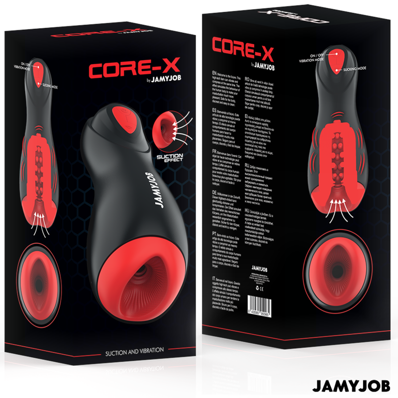 JAMYJOB - CORE-X AVTOMATSKI MASTURBATOR 5 NAČINOV STIMULACIJSKIH VALOV IN VIBRACIJ