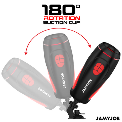 JAMYJOB - PYSTON BASE AVTOMATSKI MASTURBATOR Z DALJINSKIM UPRAVLJALNIKOM DILDO