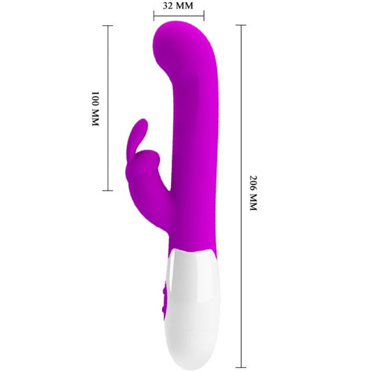 PRETTY LOVE - CENTAUR VIBRATOR ZAJEC 30 NAČINOV VIBRIRANJA VIJOLIČNA