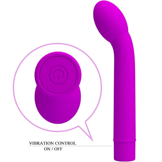 PRETTY LOVE - VIBRATOR LOGAN G-TOČKA 10 VIBRACIJ VIJOLIČNA