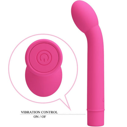 PRETTY LOVE - VIBRATOR LOGAN G-TOČKA 10 VIBRACIJ ROZA
