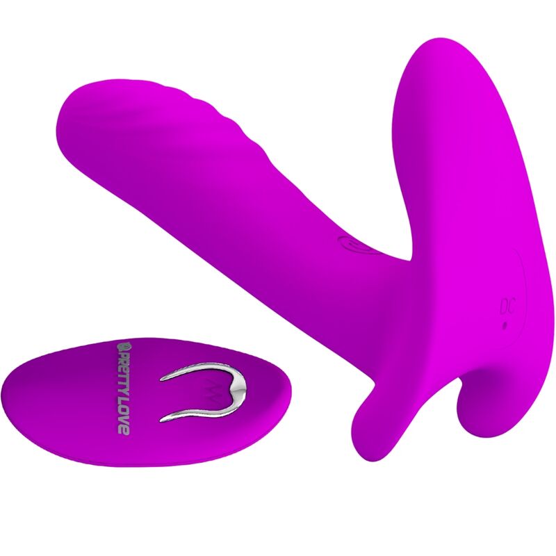PRETTY LOVE - MASAŽNA NAPRAVA IN VIBRATOR 12 VIBRACIJ DALJINSKI UPRAVLJALNIK VIJOLIČNA
