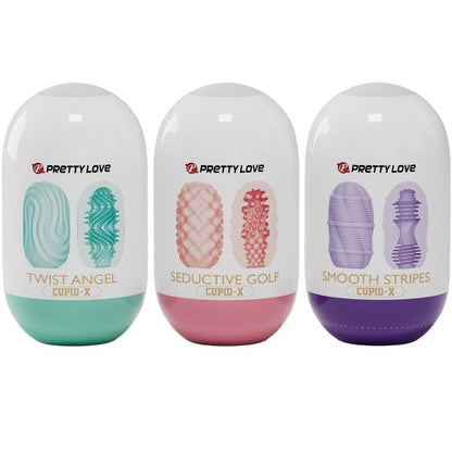 Komplet masturbacijskih jajčkov Pretty Love - Twist Angel Cupid X, 18 kos
