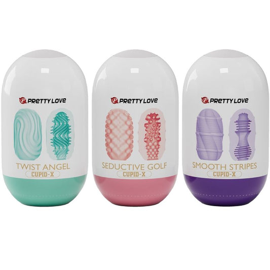 Komplet masturbacijskih jajčkov Pretty Love - Twist Angel Cupid X, 18 kos