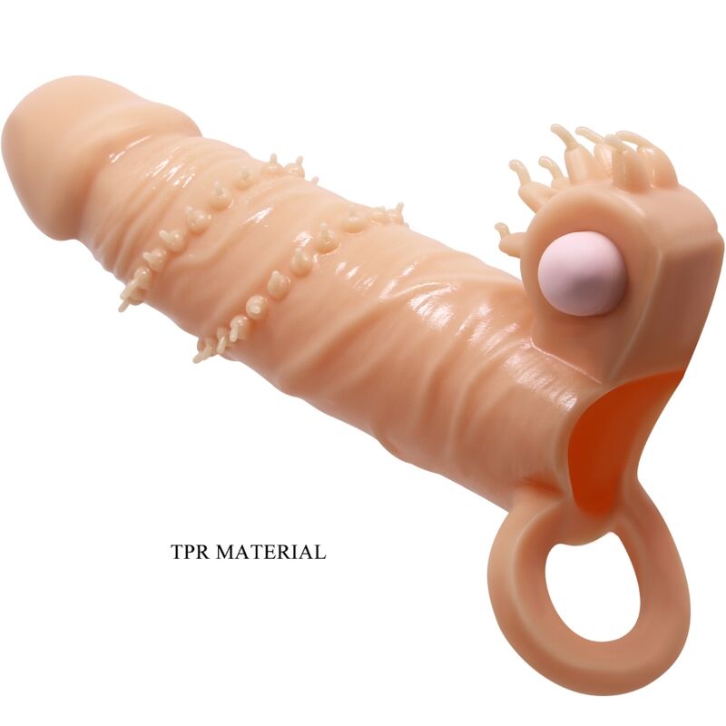LEPA LJUBEZEN - CONNOR PENIS ROKAV + STIMULATOR KLITORISA MESO