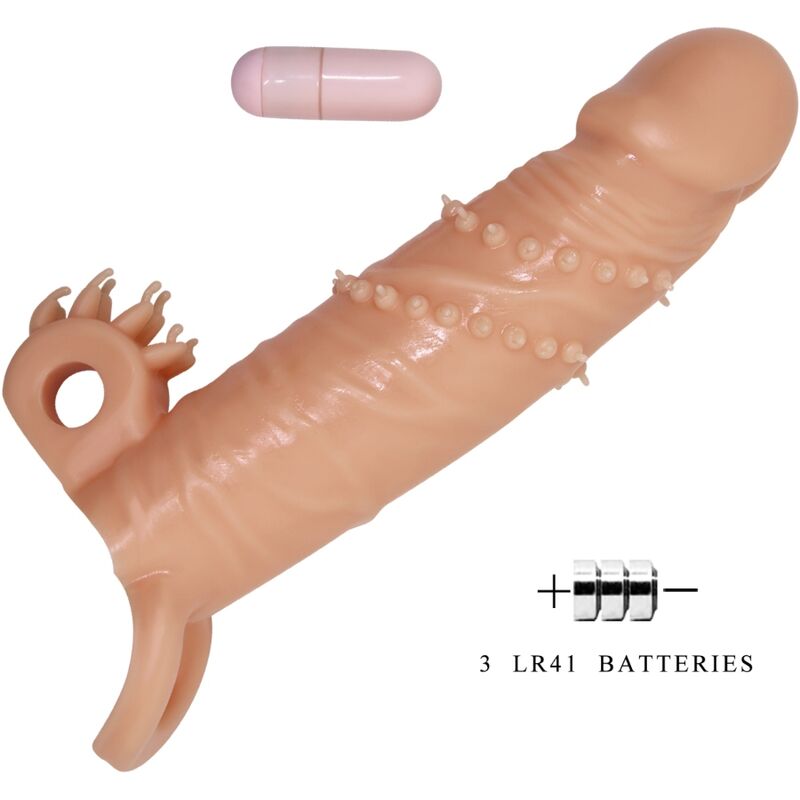 LEPA LJUBEZEN - CONNOR PENIS ROKAV + STIMULATOR KLITORISA MESO