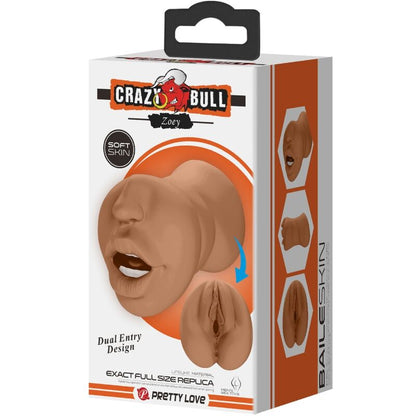 CRAZY BULL - ZOEY DVOJNI MASTURBATOR USTA IN VAGINA MESO