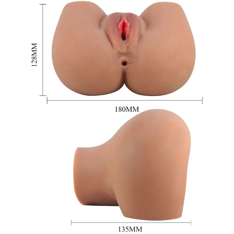 CRAZY BULL - MILA VIBRATOR RIT Z REALISTIČNO VAGINO IN ANUSOM