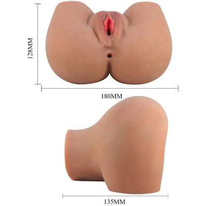 CRAZY BULL - MILA VIBRATOR RIT Z REALISTIČNO VAGINO IN ANUSOM