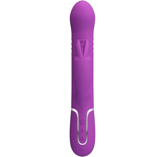 LEPA LJUBEZEN - COALE 4 V 1 VEČNAMENSKI ZAJČJI VIBRATOR VIJOLIČNE BARVE