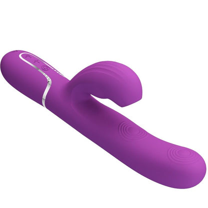 LEPA LJUBEZEN - PERLITA 3 V 1 VEČNAMENSKI ZAJČJI VIBRATOR VIJOLIČNA