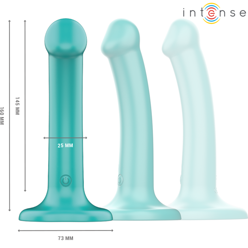 INTENZIVEN - KATIE VIBRATOR S PRISESKOM 10 VIBRACIJ MODRI DALJINSKI UPRAVLJALNIK