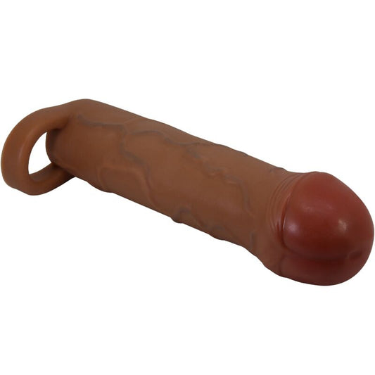 PRETTY LOVE - ROKAV ZA PENIS S PODALJŠKOM 2,5 CM MULATTO
