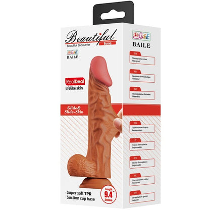 BAILE - BURAQ REALISTIČNI DILDO 24 CM MESO