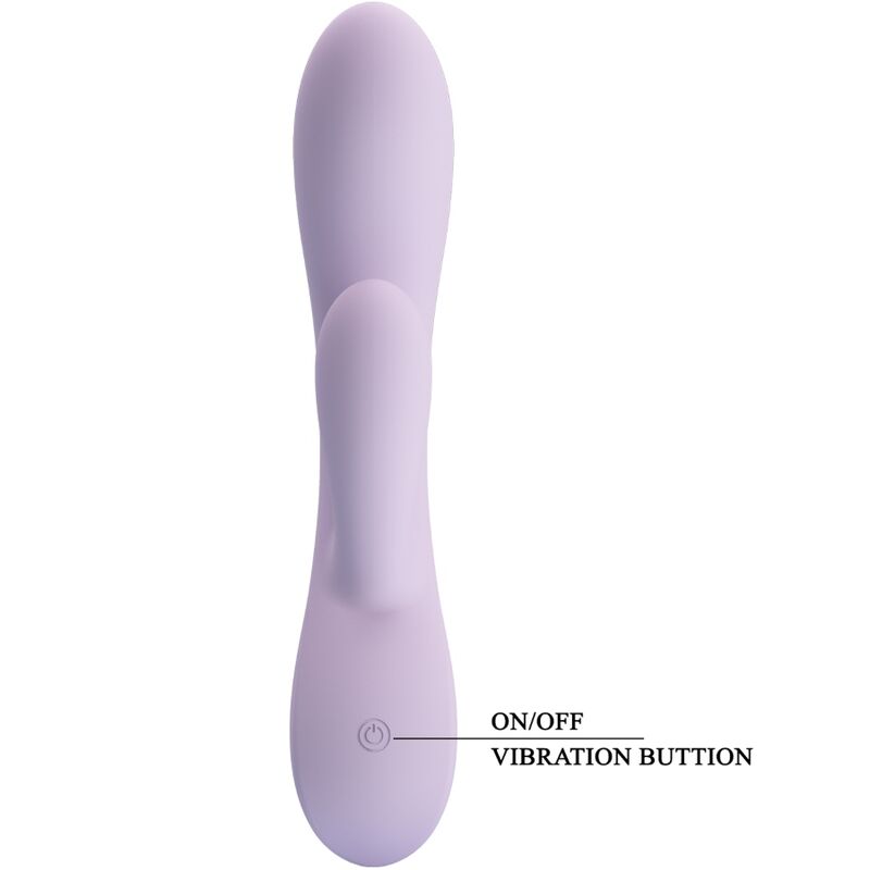 PRETTY LOVE - VIBRATOR ROSOLYN RABBIT 10 VIBRACIJ VIJOLIČNA