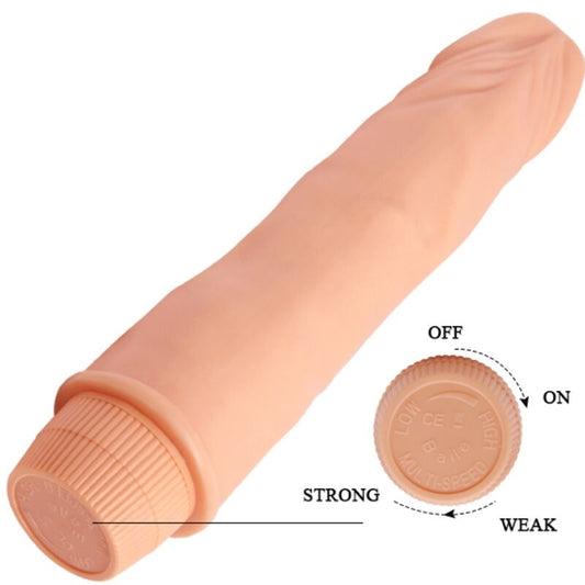 BAILE - REALISTIČNI VIBRATOR PRITLIKAVEC 21 CM MESO