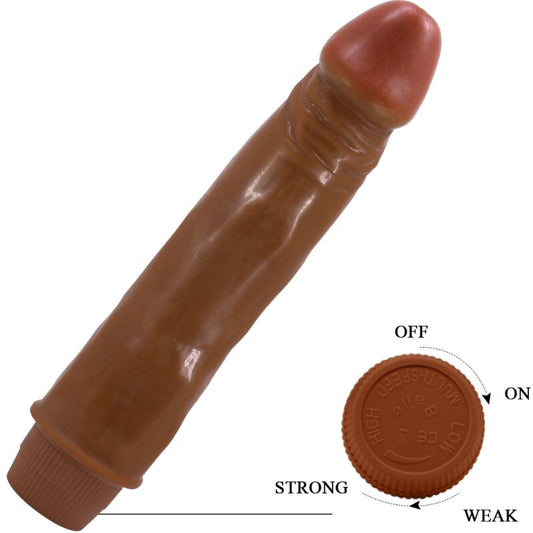 BAILE - REALISTIČNI VIBRATOR PRITLIKAVEC 21 CM MULAT