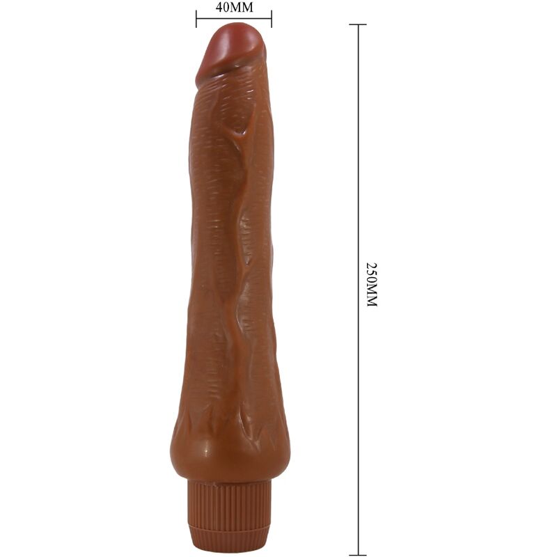 BAILE - DRYAD REALISTIČNI VIBRATOR 25 CM MULATTO