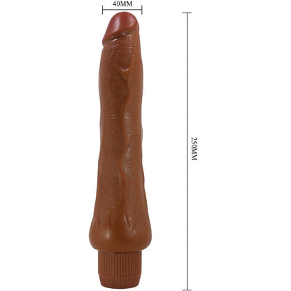 BAILE - DRYAD REALISTIČNI VIBRATOR 25 CM MULATTO