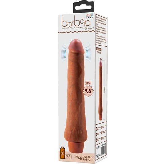 BAILE - DRYAD REALISTIČNI VIBRATOR 25 CM MULATTO