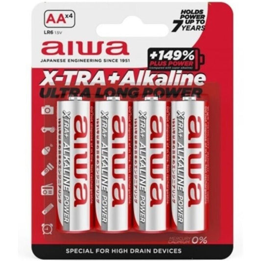Baterije Aiwa - Xtra Alkaline Battery LR6, 4 kos