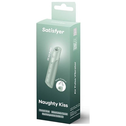 Stimulator klitorisa Satisfyer - Naughty Kiss, zelena