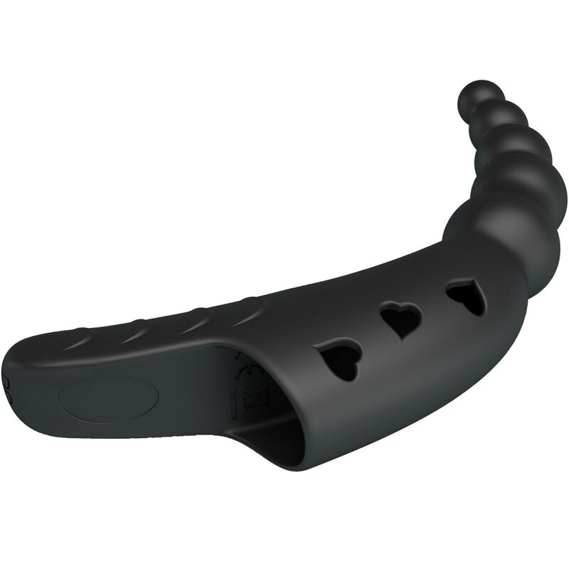 PRETTY LOVE - JORDIN VIBRATOR S PRSTOM 10 VIBRACIJ ČRNA