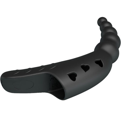 PRETTY LOVE - JORDIN VIBRATOR S PRSTOM 10 VIBRACIJ ČRNA