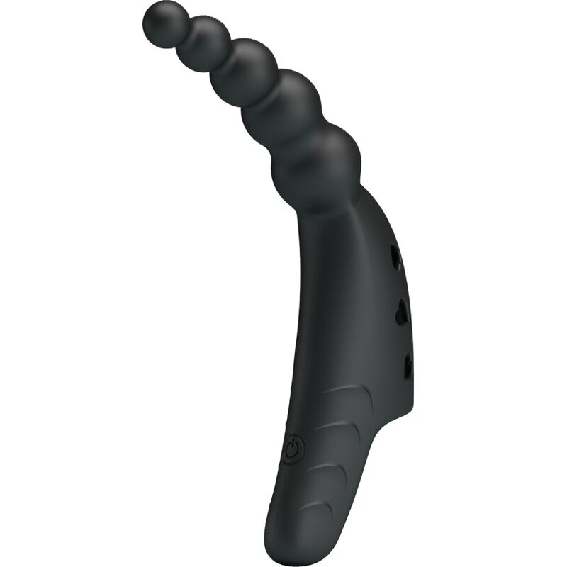 PRETTY LOVE - JORDIN VIBRATOR S PRSTOM 10 VIBRACIJ ČRNA