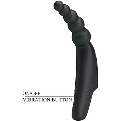 PRETTY LOVE - JORDIN VIBRATOR S PRSTOM 10 VIBRACIJ ČRNA