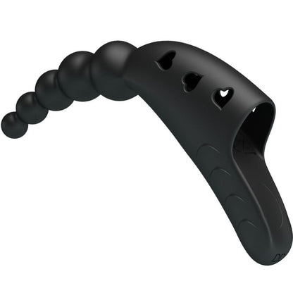 PRETTY LOVE - JORDIN VIBRATOR S PRSTOM 10 VIBRACIJ ČRNA