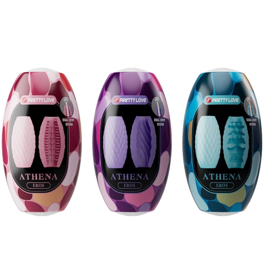 PRETTY LOVE - ATHENA EROS PACK 15 RAZLIČNIH MOŠKIH MASTURBATORJEV