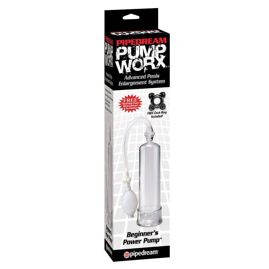 PUMP WORX - ČRPALKA ZA ZAČETNIKE POWER PUMP CLEAR - TRANSPARENTNA