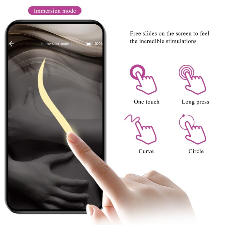 PRETTY LOVE - LEVIATHAN VIBRATOR Z NADZOROM APLIKACIJE VIJOLIČNA