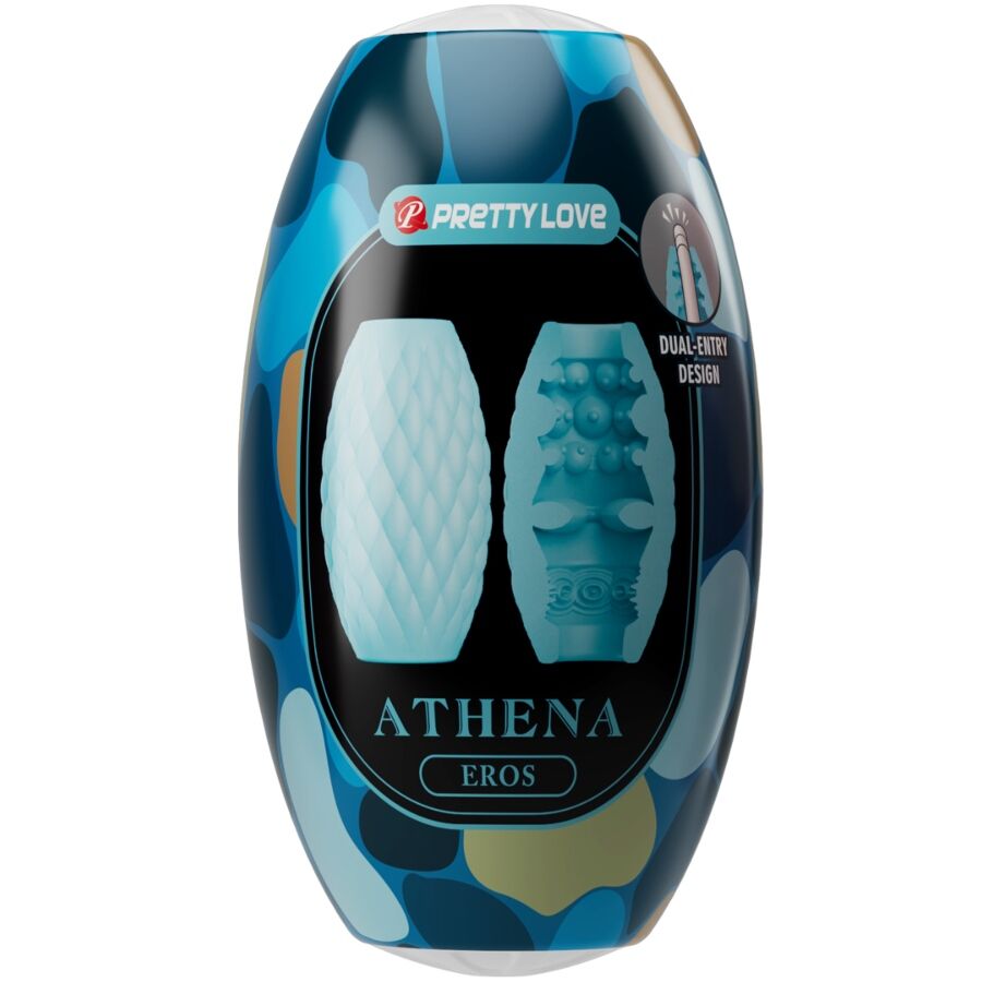 PRETTY LOVE - ATHENA EROS SILIKONSKI MASTURBATOR ZA MOŠKE NEBO MODRA