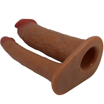 PRETTY LOVE - HLAČKE S PASOVI KEAVEN UNIVERZALNI IN UDOBNI DVOJNI DILDO