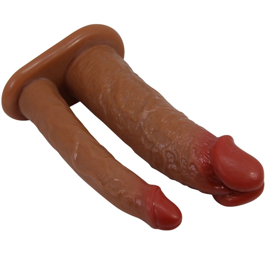 PRETTY LOVE - HLAČKE S PASOVI KEAVEN UNIVERZALNI IN UDOBNI DVOJNI DILDO