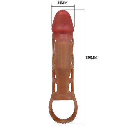 PRETTY LOVE - PRESTON VIBRACIJSKI ROKAV ZA PENIS 18 CM
