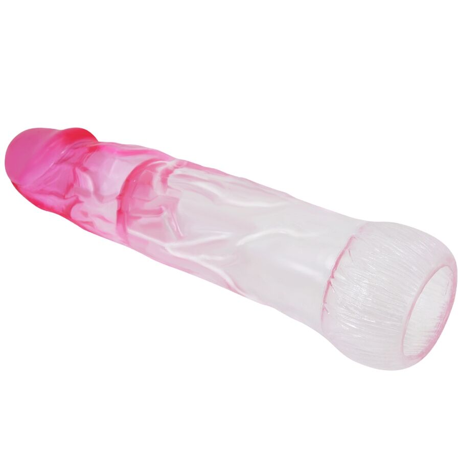 PRETTY LOVE - NERON REALISTIČNA 6 CM RAZŠIRITVENA OVOJNICA ZA PENIS ROZA BARVE