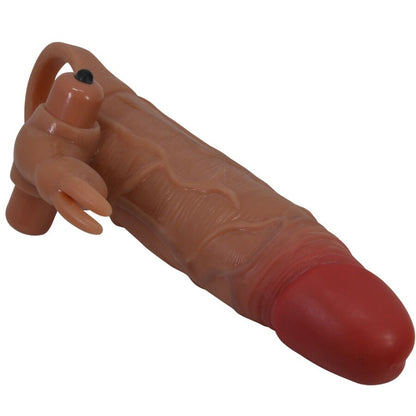 PRETTY LOVE - OSMAR PENIS ROKAV + VIBRACIJSKI STIMULATOR KLITORISA