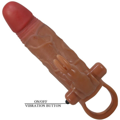 PRETTY LOVE - OSMAR PENIS ROKAV + VIBRACIJSKI STIMULATOR KLITORISA