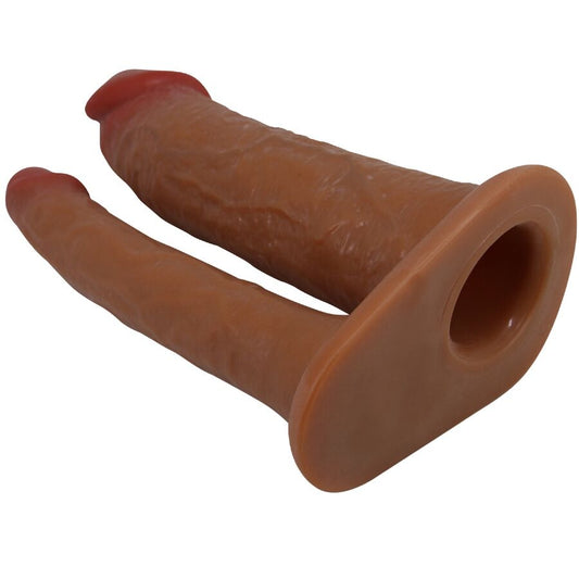 PRETTY LOVE - YAIRON DVOJNI ROKAV ZA PENIS S PODALJŠKOM 4 CM MULAT