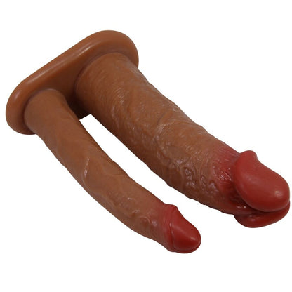 PRETTY LOVE - YAIRON DVOJNI ROKAV ZA PENIS S PODALJŠKOM 4 CM MULAT