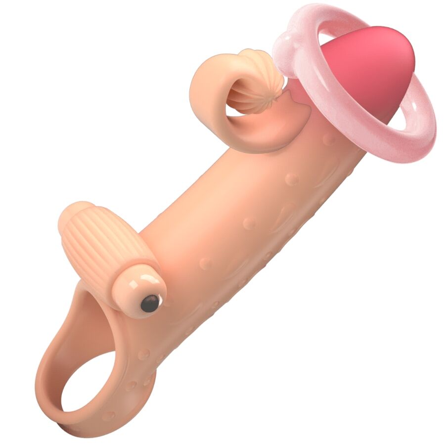 ROMANTIKA - VIBRACIJSKI ROKAV ZA PENIS NARAVNI